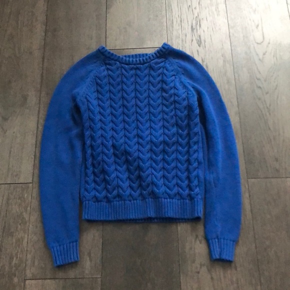 Lands' End Sweaters - Land’s End cable knitted sweater top